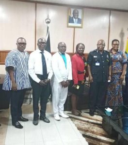 Members of Civil Society Organizations with Inspector General Of Police (IGP), James Oppong-Boanuh